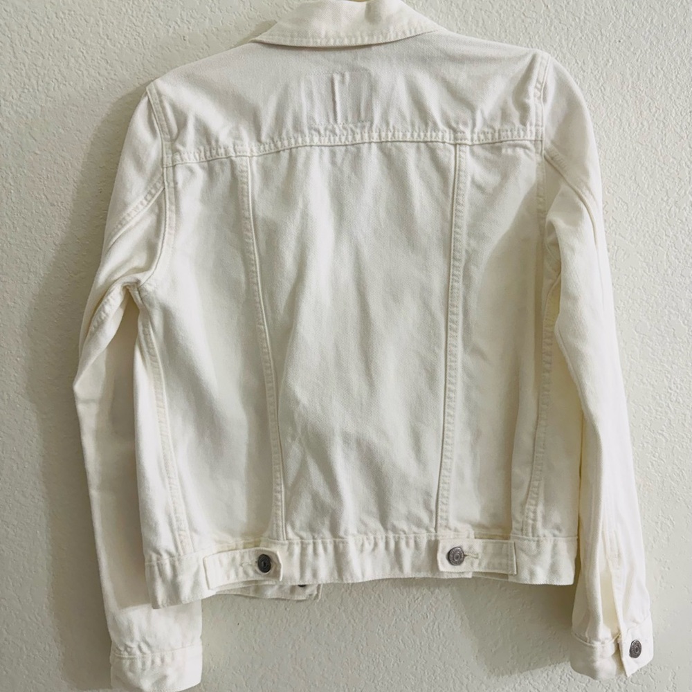 Levi's White Denim Jacket - image 5